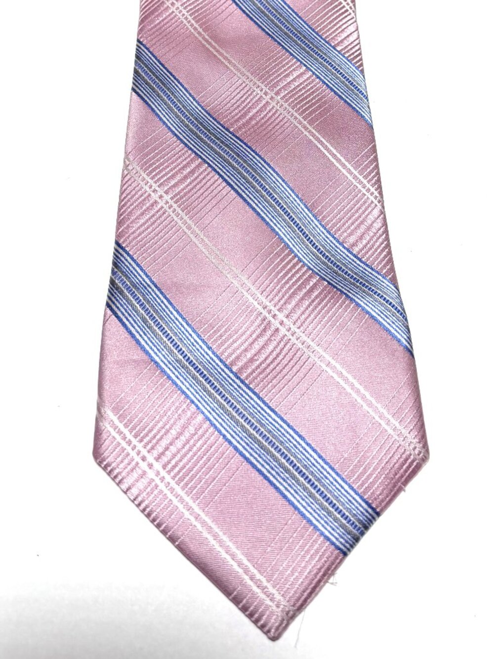 Michael Kors Pink Blue Stripe Men’s Tie